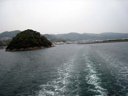 福良港の煙島と洲崎　日本漢文の世界